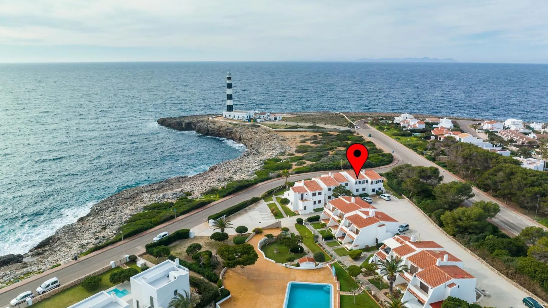 דירה קאלאן בוש Vista Faro-Apartamento Con Balcon Que Mira Al Mar