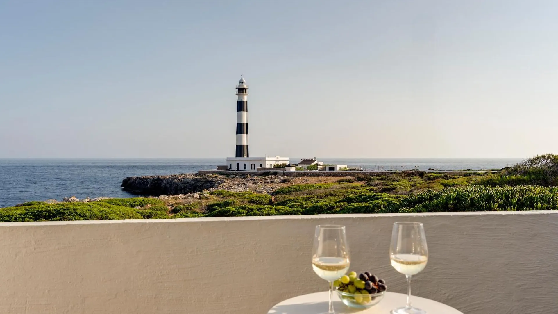 דירה קאלאן בוש Vista Faro-Apartamento Con Balcon Que Mira Al Mar ספרד